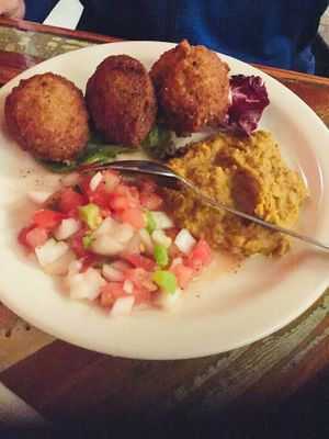 Acaraje— good! at Carmo in New Orleans