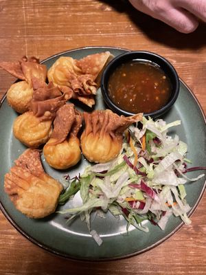 Fried dumplings  at Pholosophy in Leipzig