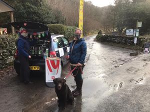 Safely going forward in Lockdown Number Three, Jan 2021. at New Dawn Vegan Coffee Shop in Borrowdale