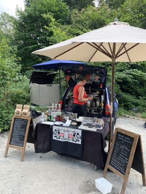   at New Dawn Vegan Coffee Shop in Borrowdale