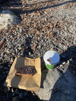   at New Dawn Vegan Coffee Shop in Borrowdale