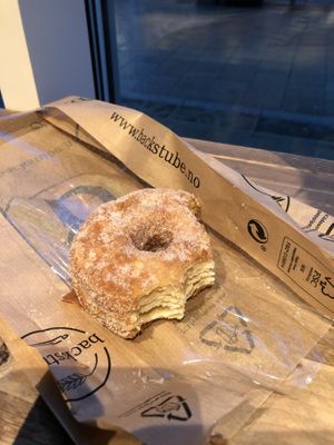 Vegan cronut at Backstube in Fredrikstad