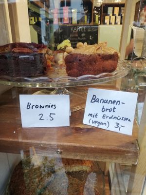 Bananenbrot at [why not] Café in Hamburg