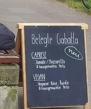 Ciabatta.. at [why not] Café in Hamburg