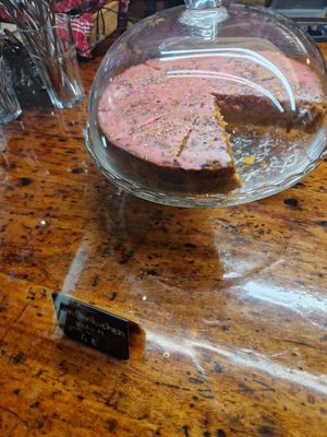 Karottenkuchen at [why not] Café in Hamburg