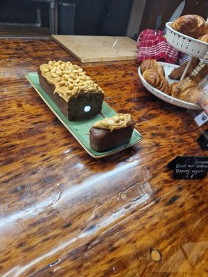 Bananenbrot at [why not] Café in Hamburg