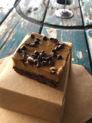 Pumpkin Fudge Brownie  at Pomegranate Cafe in Phoenix