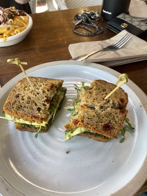 Avocado sandwich w tofu   at Pomegranate Cafe in Phoenix