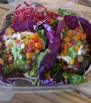raw tacos at Pomegranate Cafe in Phoenix