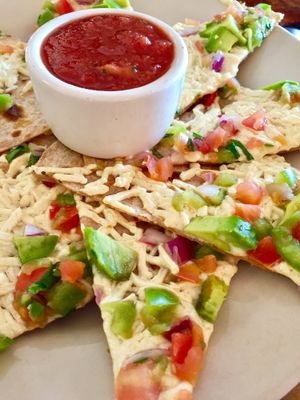 Jalapeño Avocado 'Cheese Crisp' at Pomegranate Cafe in Phoenix
