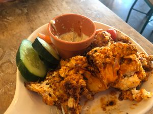 Buffalo cauliflower  at Pomegranate Cafe in Phoenix