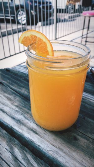 Orange juice at Pomegranate Cafe in Phoenix