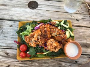 BBQ Buffalo Ranch Salad at Pomegranate Cafe in Phoenix