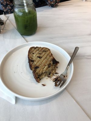 Bananenbrot mit Schokolade  at Birdie & Co - Mittelstraße in Dusseldorf