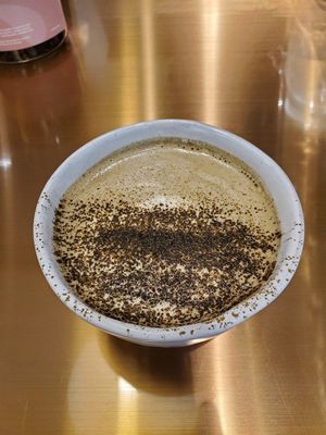 Hojicha - Soy-milk and toasted Hojicha at The Tea Academics 茶研 in Hong Kong Island