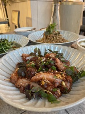 Impossible rice rolls at The Tea Academics 茶研 in Hong Kong Island