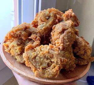 Vegan Fried Chicken at Vegan SN in Dakar