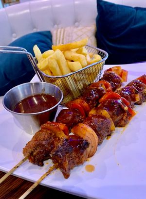 Vegan Chicken Kebabs at Vegan SN in Dakar