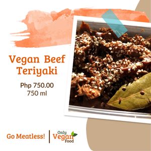 Vegan Beef Teriyaki by Meatless Phil (frozen) at Only Vegan Food Cebu in Cebu