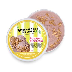 Blueberry Cheesecake (Half Gallon) at Only Vegan Food Cebu in Cebu