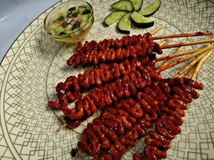 Veggie Isaw at Only Vegan Food Cebu in Cebu