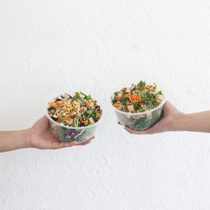 Asian Salad and Vegan Bap at Fast Fresh by SKCO in Davao City