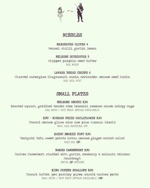 Seasonal Menu January 23 at Nelsons Wine Bar in Hebden Bridge