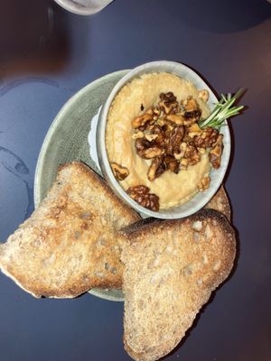 Cashew Camembert   at Nelsons Wine Bar in Hebden Bridge