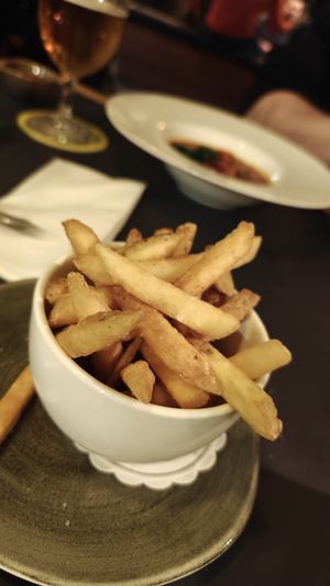 Chips   at Nelsons Wine Bar in Hebden Bridge