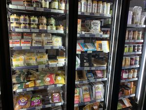 Vegan products at Rhubarb Rhubarb Organics in Preston