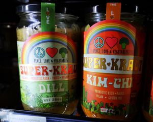 More Cool Kraut at Rhubarb Rhubarb Organics in Preston