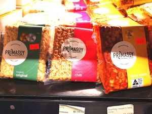 We bought a few reduced tempeh blocks at Rhubarb Rhubarb Organics in Preston