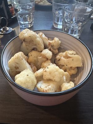 Popcorn cauliflower   at Railway Hotel in Castlemaine