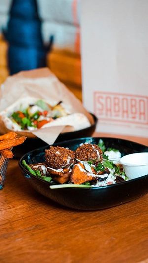 Salad at Sababa - De Pijp in Amsterdam