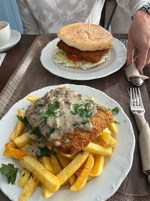 Jaeger Schnitzel   at Rebels in Bamberg