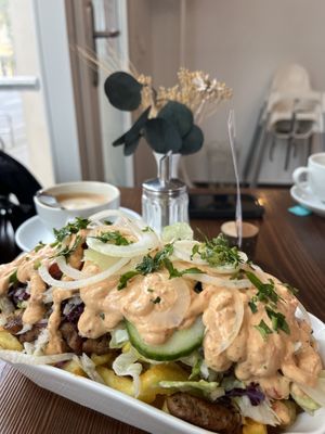 Döner + Pommes  at Rebels in Bamberg