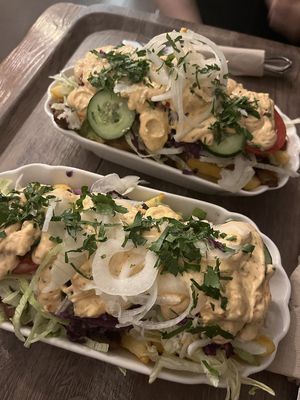 Kebab fries at Rebels in Bamberg