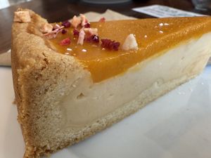 vegan cheesecake  at Rebels in Bamberg