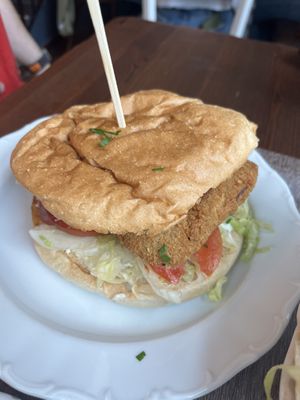 Schnitzel-Sandwich (v)  at Rebels in Bamberg