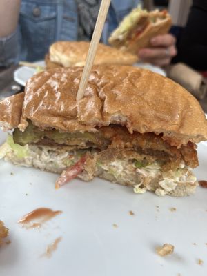 Schnitzel-Sandwich (v)  at Rebels in Bamberg
