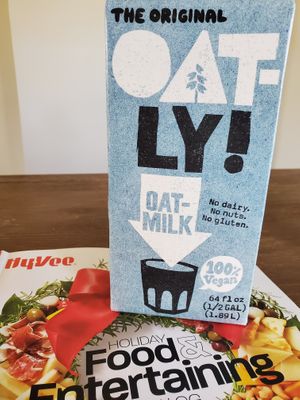 Oat milk at Hy-Vee in Lamoni