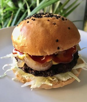 Hamburguesa at Corazon Contento PDC in Playa Del Carmen