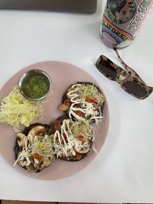 Sopitas con champiñones 😻😻😻  at Corazon Contento PDC in Playa Del Carmen