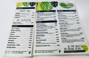 Menu  at Corazon Contento PDC in Playa Del Carmen