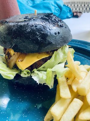 Elite burger  at Corazon Contento PDC in Playa Del Carmen