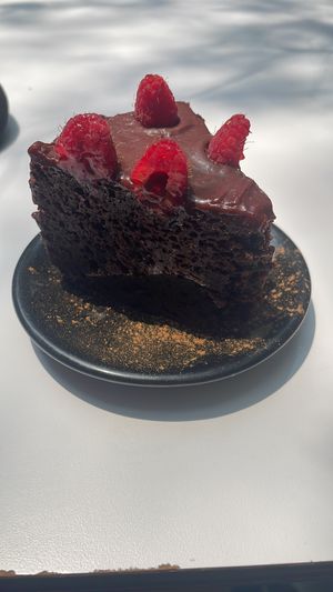 Seriously the best cake I’ve had in so long   at Corazon Contento PDC in Playa Del Carmen