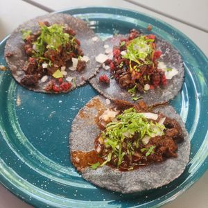 Go for any of the tacos! at Corazon Contento PDC in Playa Del Carmen