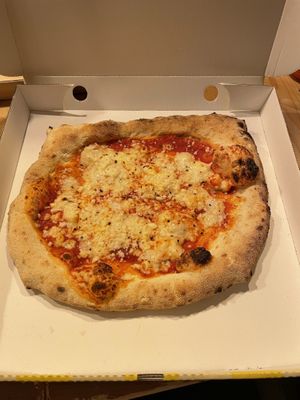 Vegan 4 cheese pizza  at Vegitalian - Schoutenstraat in Utrecht