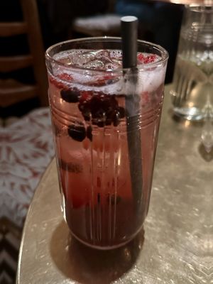 Red fruit lemonade  at Vegitalian - Schoutenstraat in Utrecht