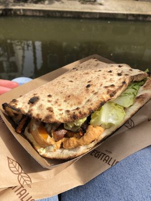 neopolitan sandwich  at Vegitalian - Schoutenstraat in Utrecht